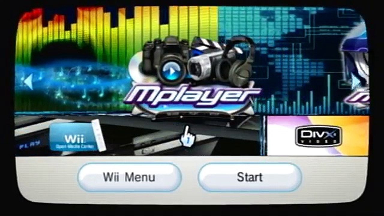 My Homebrew'd Wii Menu Test Video