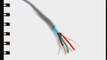 18/4 Awg Shielded Speaker Wire/Security Cable/CNC Stepper Motor - Sold 50 Ft Increments - Stranded