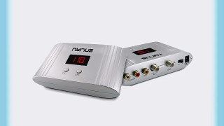 Nyrius NRFM100 Universal Channel RF Signal Modulator Audio/Video Converter with UHF/CATV Mode