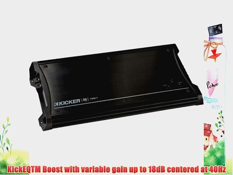 Kicker 11ZX15001 1500w Mono Subwoofer Amplifier