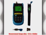 Optical Power Meter  26 to -50dBm W/ 20mW Visual Fault Locator Fiber Optic Cable Tester/ FC