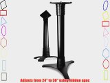 Vantage Point SSB-30BB Adjustable Bookshelf Series Speaker Stands