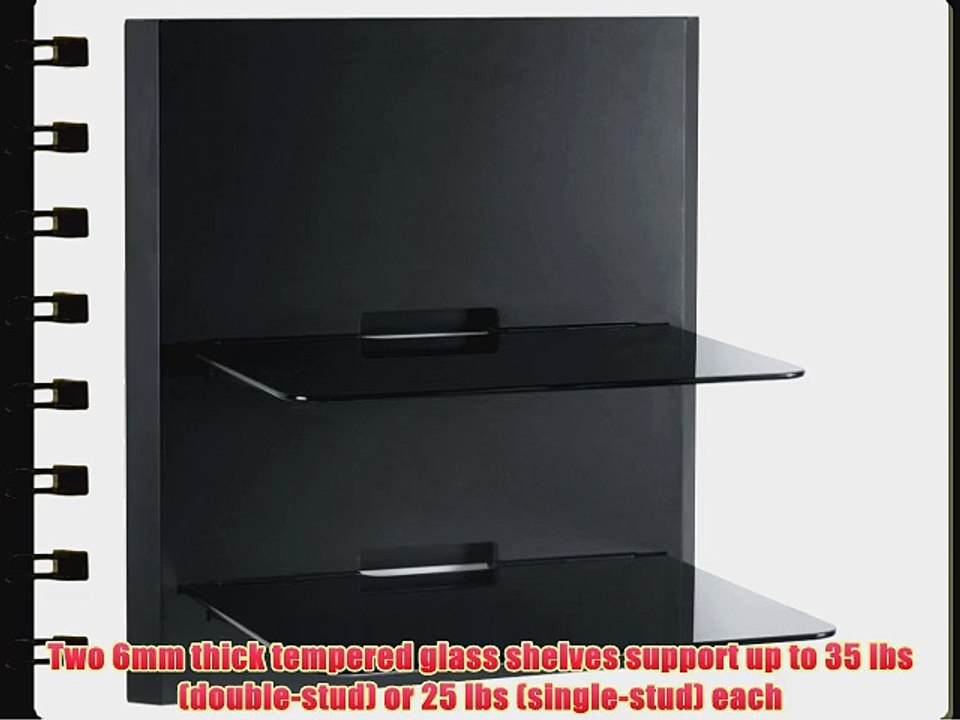 OmniMount Blade 2 Wall Shelves - Black