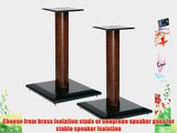 Sanus Systems NF18 Natural Foundations 18 Speaker Stand Pair Mocha