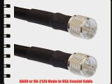 MPD Digital RG213-PL259-25ft 25-Feet RG8u Coaxial Cable with Amphenol PL259s