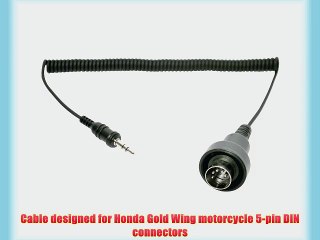 Sena SC-A0121 3.5mm Stereo Jack to 5-Pin DIN Cable for Honda Gold Wing