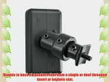 Pinpoint Mounts AM24-Black Universal Wall Mount for Home Theater Speaker
