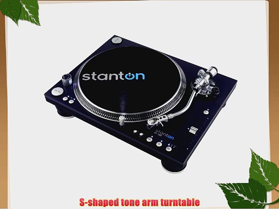 Stanton ST-150 Turntable with Cartridge (S-shaped tone arm)