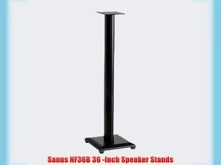 Sanus NF36B 36 -Inch Speaker Stands