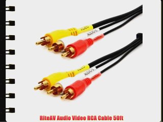 RiteAV Audio Video RCA Cable 50ft