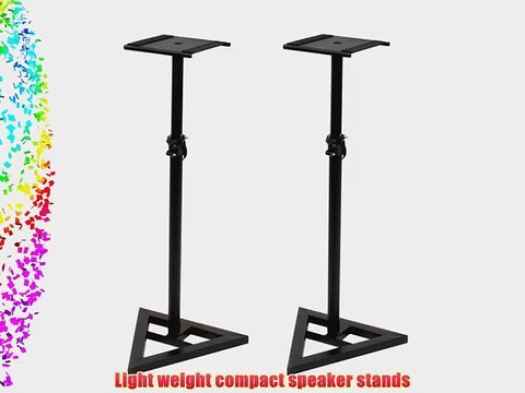 Best Choice Products? Studio Monitor Speaker Stand Height Adjustable Pair Concert Band Dj Studio