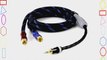 ZY HIFI Cable HIFI cable 3.5mm to AV RCA Audio Adapter Cable for iPod/MP3 palicass plug 3.4ft