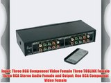 C2G / Cables to Go 40324 3-Play Component Video and TOSLINK Digital Audio High Performance