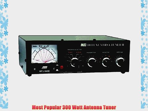 MFJ Enterprises Original MFJ-949E 1.8-30 MHz 300 Watt Deluxe Versa Tuner II Antenna Tuner