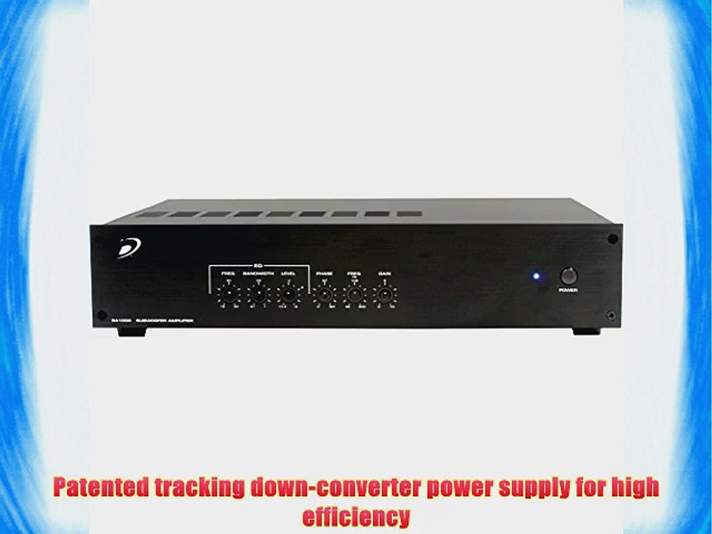 dayton audio sa1000 subwoofer amplifier rack mountable