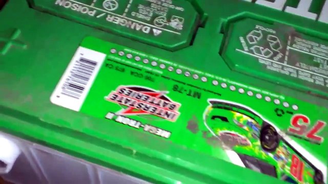 Adding Distilled Water to Car Battery Lead Acid