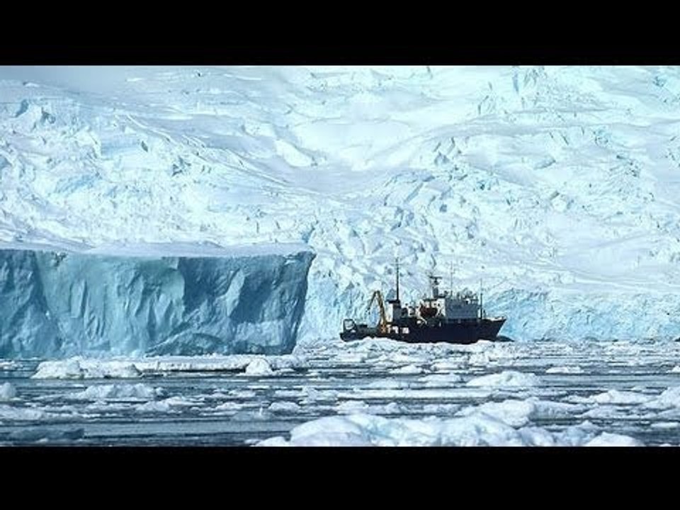 Antarctic expedition stranded in ice amid blizzard