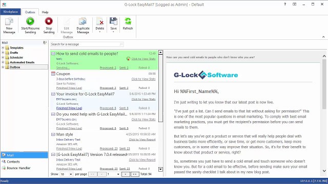 How to Track Email Opens and Link Clicks in Real Time using G-Lock EasyMail7 and Email Analytics