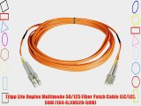 Tripp Lite Duplex Multimode 50/125 Fiber Patch Cable (LC/LC) 50M (164-ft.)(N520-50M)