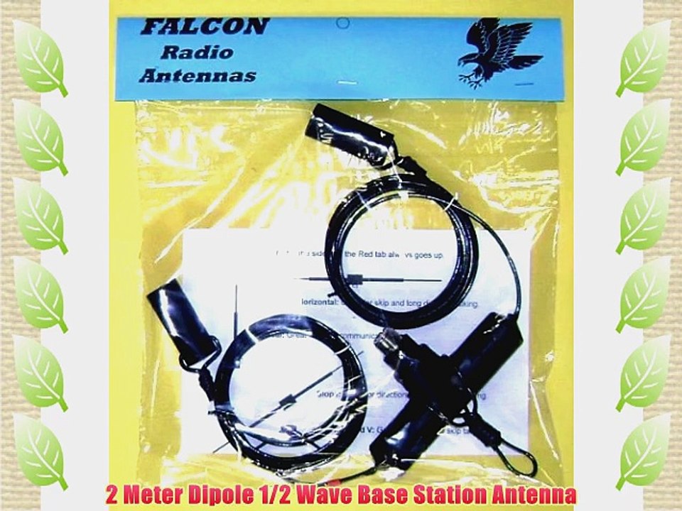 Falcon 2 Meter Dipole Amateur Ham Radio Antenna