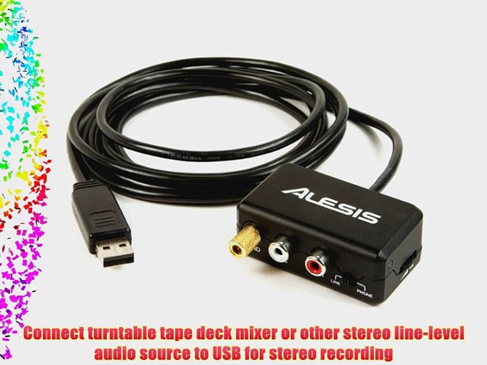 Alesis PhonoLink Stereo Rca-To-Usb-Cable