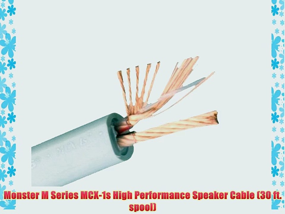 Monster M Series MCX-1s High Performance Speaker Cable (30 ft. spool)