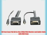 Tripp Lite High Resolution SVGA / VGA Monitor Easy Pull Cable with Audio and RGB coax (HD15