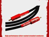 Better Cables 16.4 feet (5 meters) Silver Serpent Subwoofer Cable - High-End High-Performance
