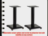 Sanus Systems NF24-MO1 Natural Foundations 24 Speaker Stand Pair Mocha/Black