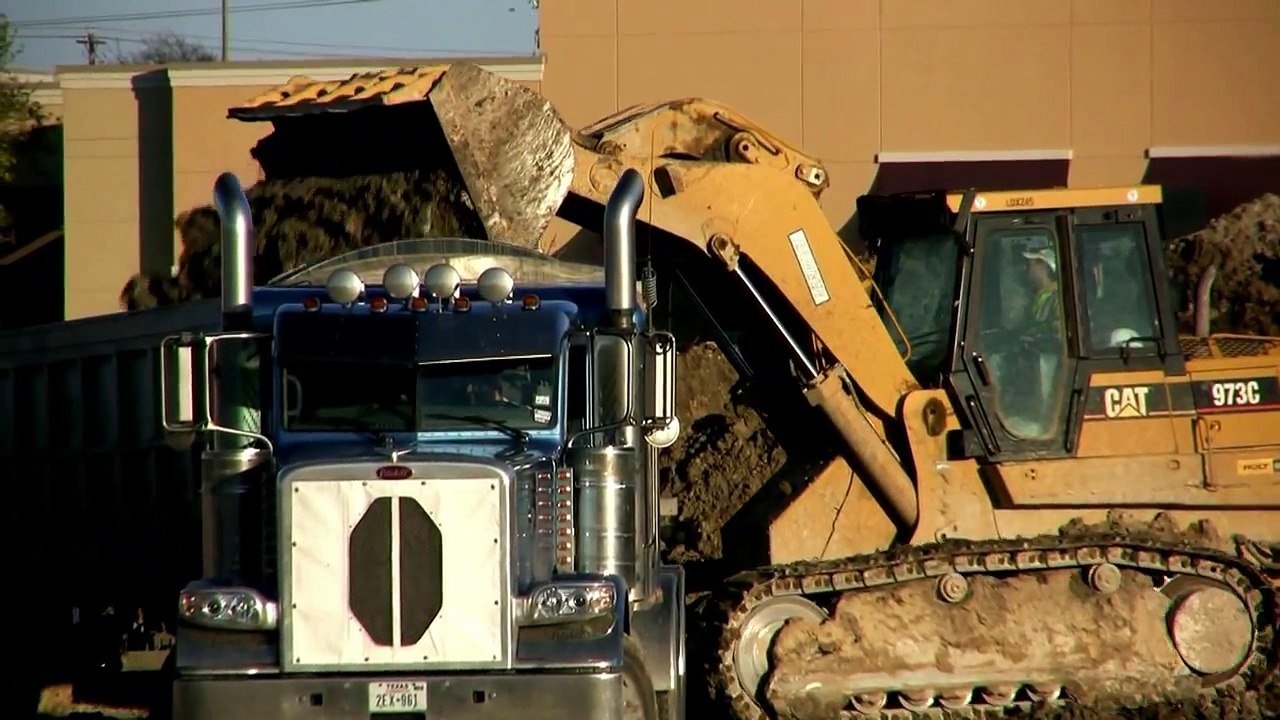 Caterpillar 973 Tractor  in Action with Raw Sound   ( Cat 973)