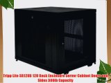 Tripp Lite SR12UB 12U Rack Enclosure Server Cabinet Doors and Sides 300lb Capacity