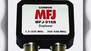 MFJ-916B Duplexer: 1.3-225MHz/350-540MHz UHF