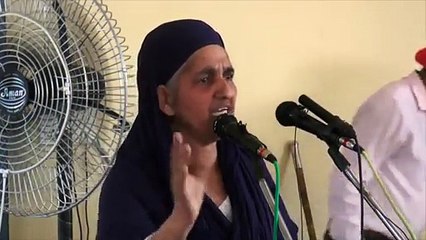 Bibi Pritam Kaur Speech at Dharam Yudh Morcha 2015
