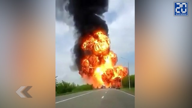 Une énorme explosion sur une autoroute russe - Le Rewind du Mercredi 13 mai 2015