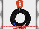 New 50' Pro Audio Speaker Cable 12 Gauge Male Speakon Jack to Male 1/4 Jack TSSP50