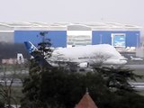 Airbus A300-600ST Beluga landing in Toulouse