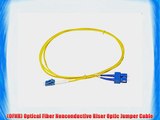 NTW NL-SC/LC-06SDR SC/LC Singlemode Duplex 9/125 Optical Fiber Nonconductive Riser Jumper Cable