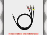SCOSCHE i6rca35v screenPLAY - RCA Audio Video Cable for MP3 - Data Cable - Retail Packaging