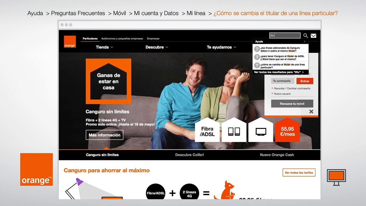 Cambio de Titular Orange
