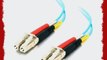 C2G / Cables to Go 33045 LC-LC  10GB 50/125 OM3 Duplex Multimode PVC Fiber Optic Cable Aqua