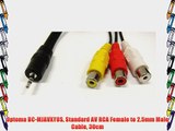 Optoma BC-MJAVXY0S Standard AV RCA Female to 2.5mm Male Cable 30cm
