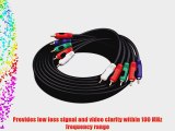 Vanco DV325LRX RGB Component Video Cable with Left/Right Digital Audio (25 Feet)