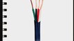 Black - 16/4 Awg CL3 Rated In Wall and Direct Burial Rated - Speaker Wire/Cable - 500ft - Indoor/Outdoor
