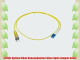 NTW NL-ST/LC-03SDR ST/LC Singlemode Duplex 9/125 Optical Fiber Nonconductive Riser Jumper Cable