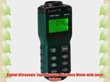 Digital Ultrasonic Tape Measure Distance Meter with Laser Pointer