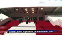 Cannes déroule le tapis rouge sur les marches du Palais
