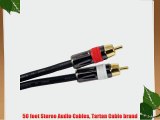 50 foot Stereo Audio Cables Tartan Cable brand