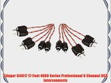 Stinger SI4617 17-Foot 4000 Series Professional 6 Channel RCA Interconnects