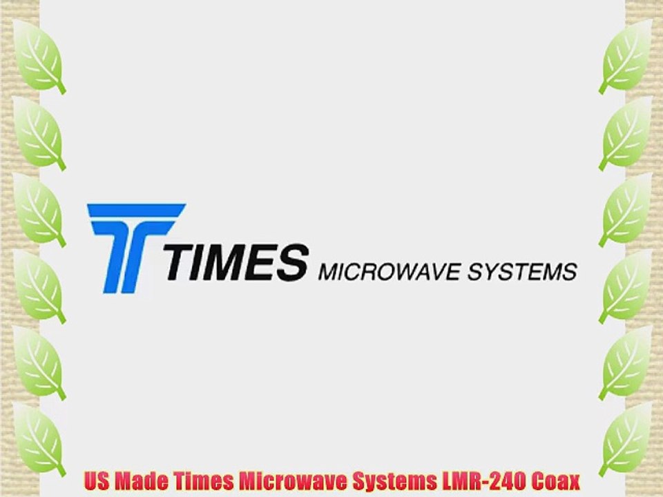 Antenna Extension Cable US Made LMR240 Coaxial cable with SMA male and SMA female Connectors