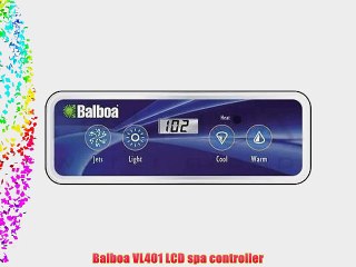 Balboa VL401 LCD Light Duplex Jets 4-button Panel PN 54094
